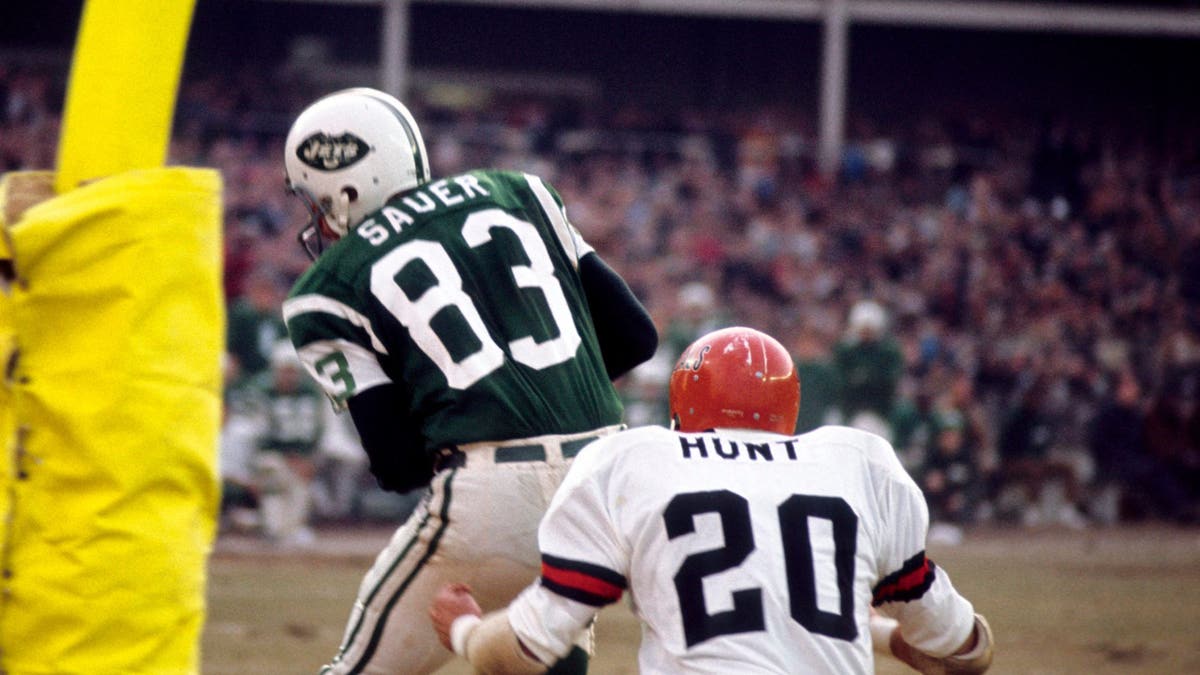 Bobby Hunt makes a tackle during a game