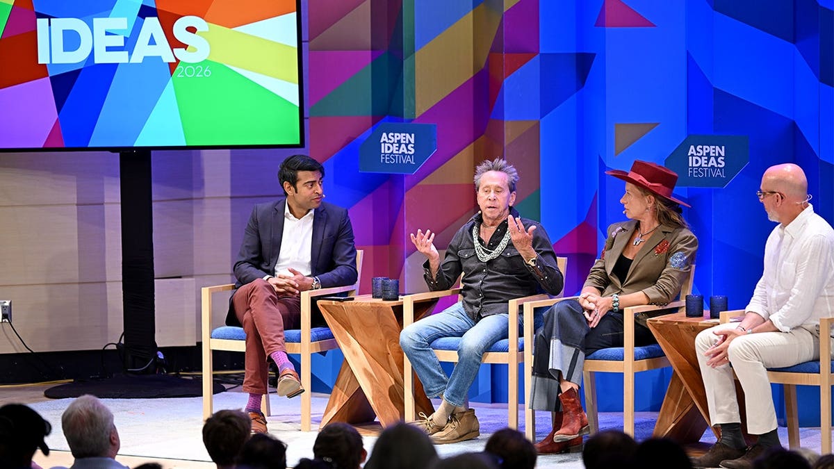Steven Olikara, Brian Grazer, Christina Voros, Joshua Seftel in Aspen