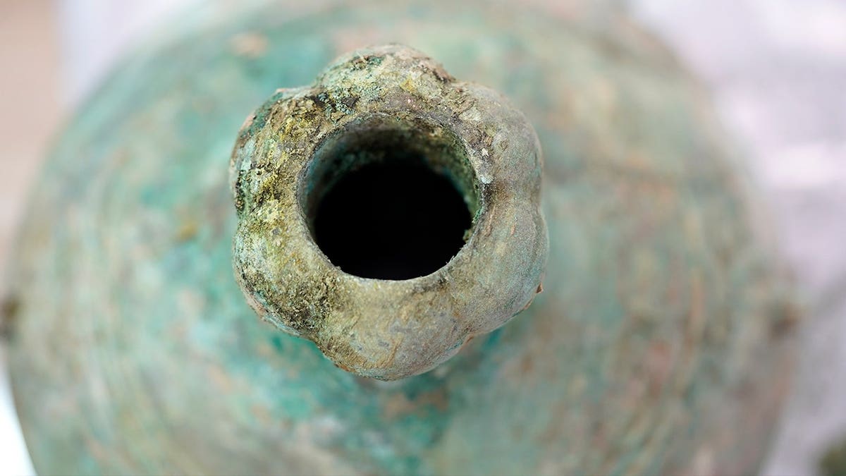 View of opened alcoholic beverage
