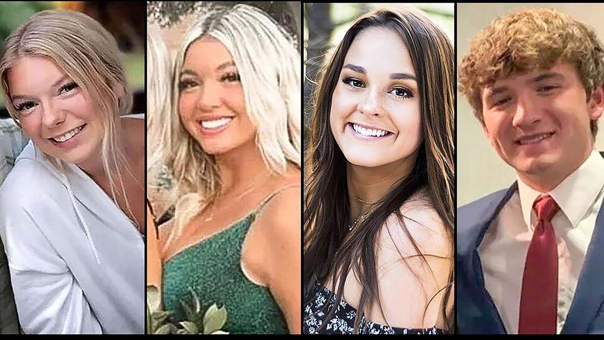 Madison Mogen, Kaylee Goncalves, Xana Kernodle and Ethan Chapin, University of Idaho students killed in November 2022.