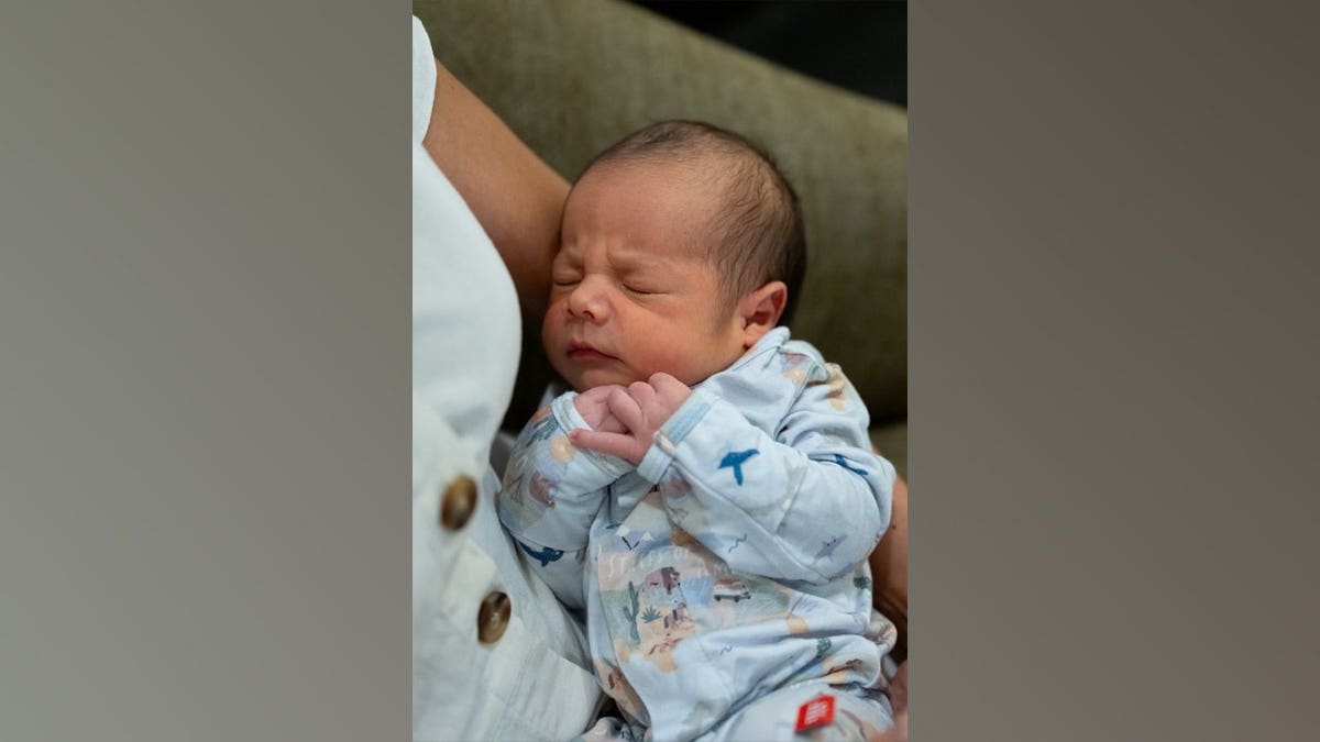 Newborn baby Alec Neel Vance