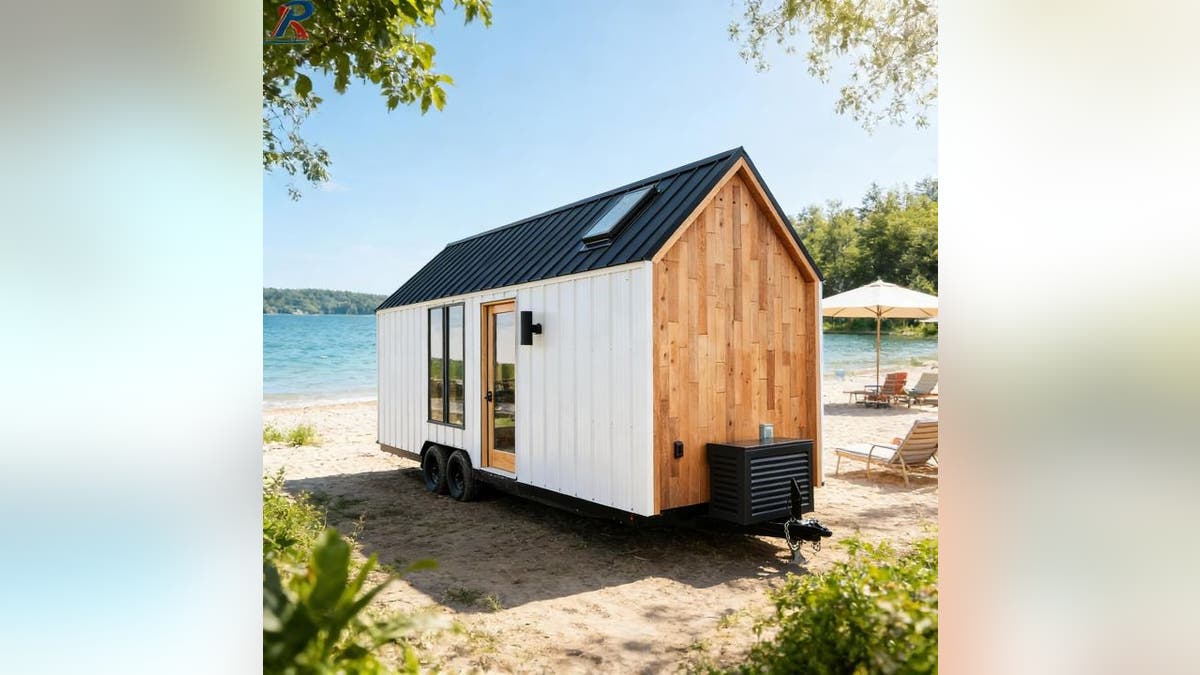 Get a modern-looking tiny home.
