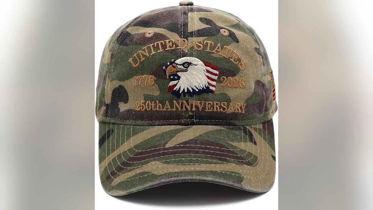 This distressed hat is available in several colors.