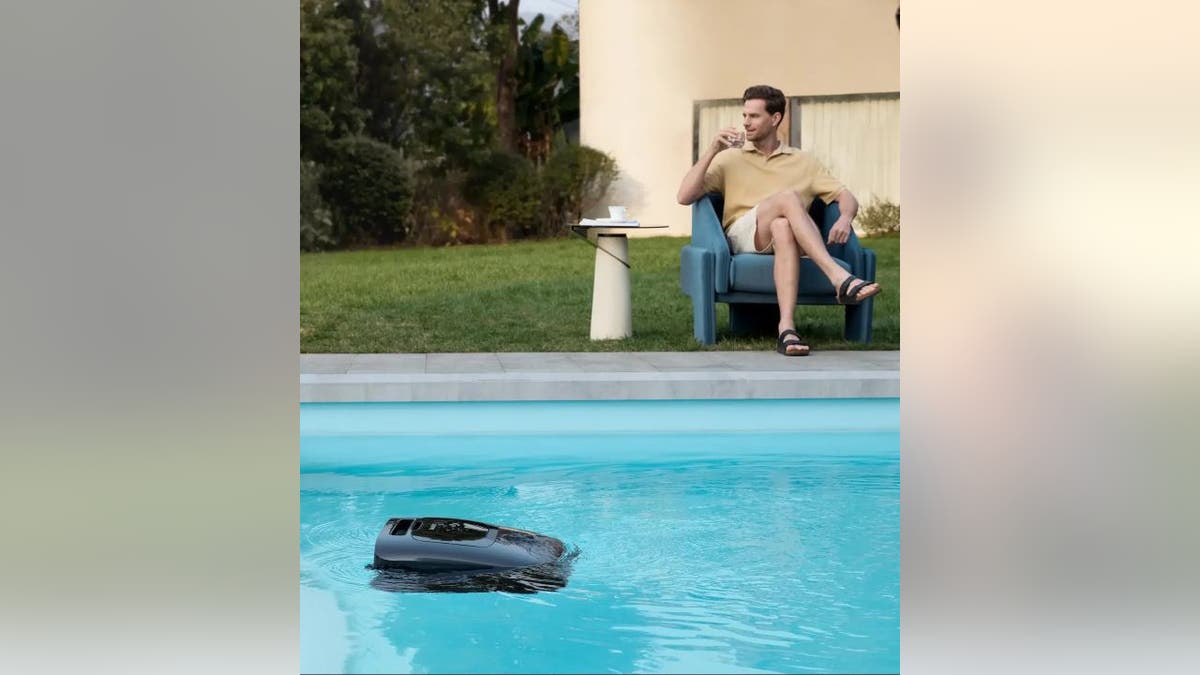 This 5-in-1 vacuum cleans your pool's walls, floor and waterline.