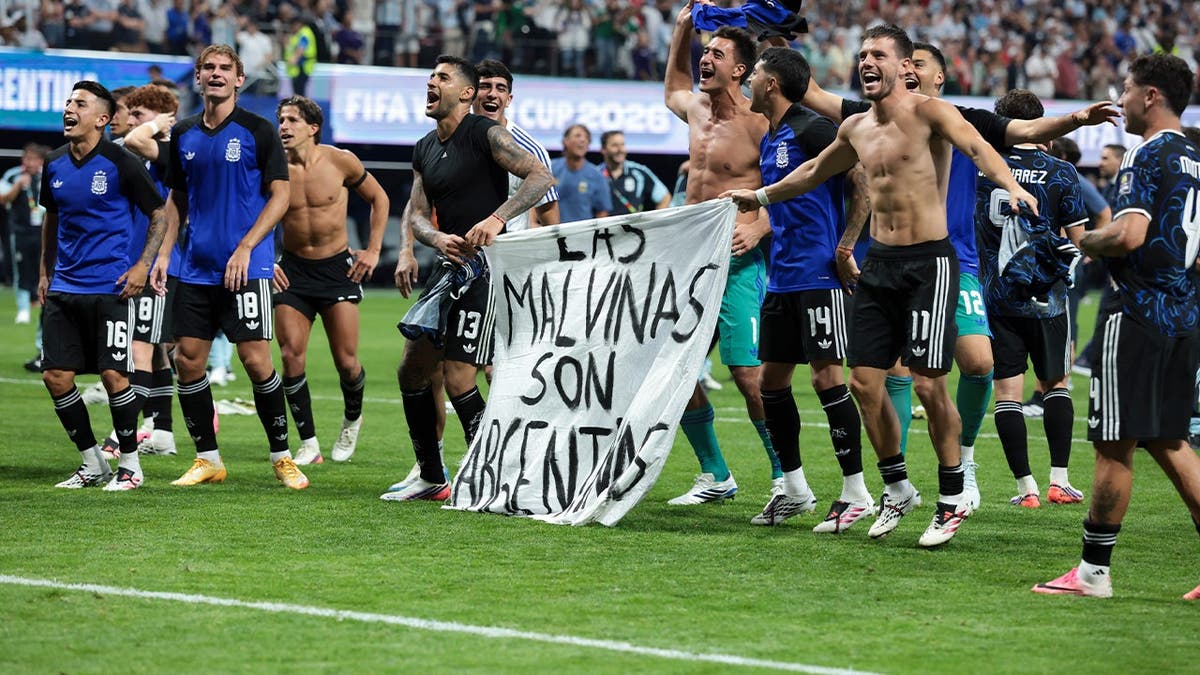 Argentina's controversial World Cup banner got into the stadium by way of some dude's underwear Argentina's controversial World Cup banner got into the stadium by way of some dude's underwear