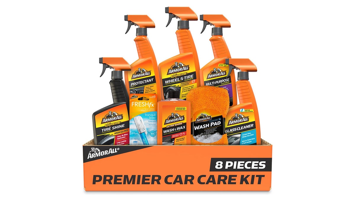 Everything you need to clean your car in one kit.