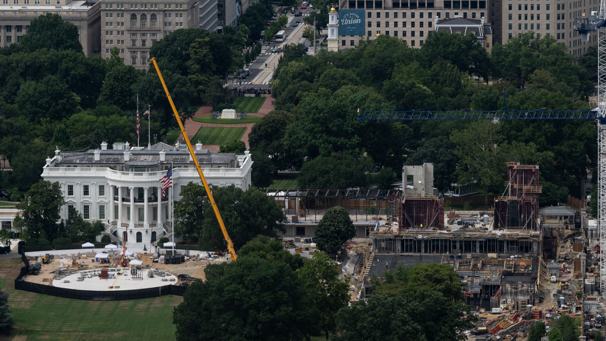 White House ballroom construction