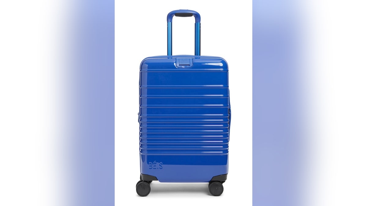 You won't miss this cobalt carry-on on the baggage carousel.