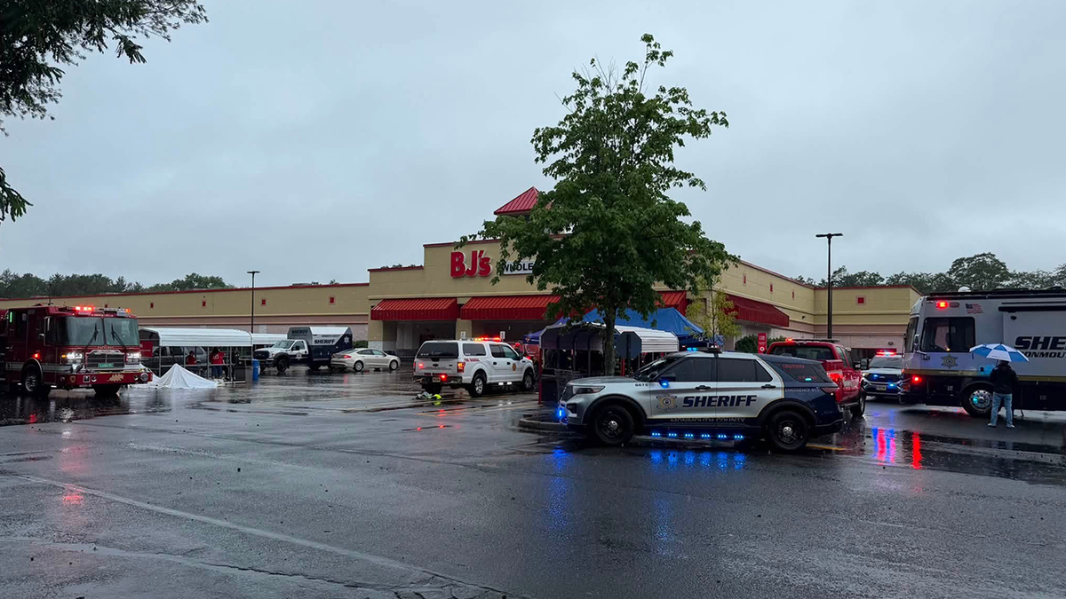 The Monmouth County Sheriff's Office was spotted at the scene of a roof collapse at BJ's Wholesale Club in Ocean Township, New Jersey.
