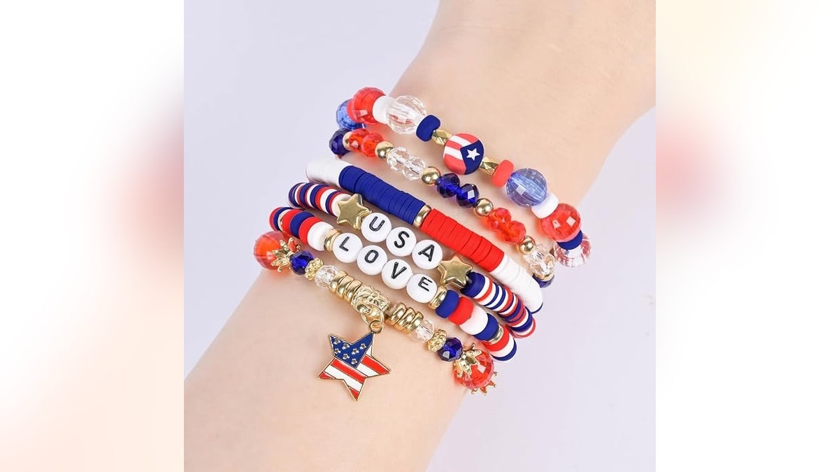 Grab a set of bracelets and exchange them with friends and family.