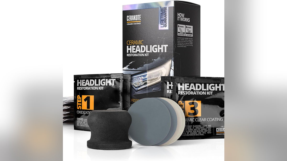 Restore hazy headlights in about 30 minutes.