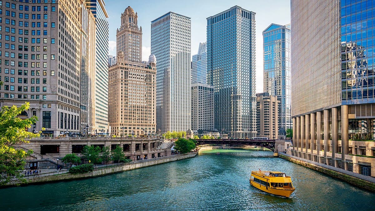 Una vista de Chicago.