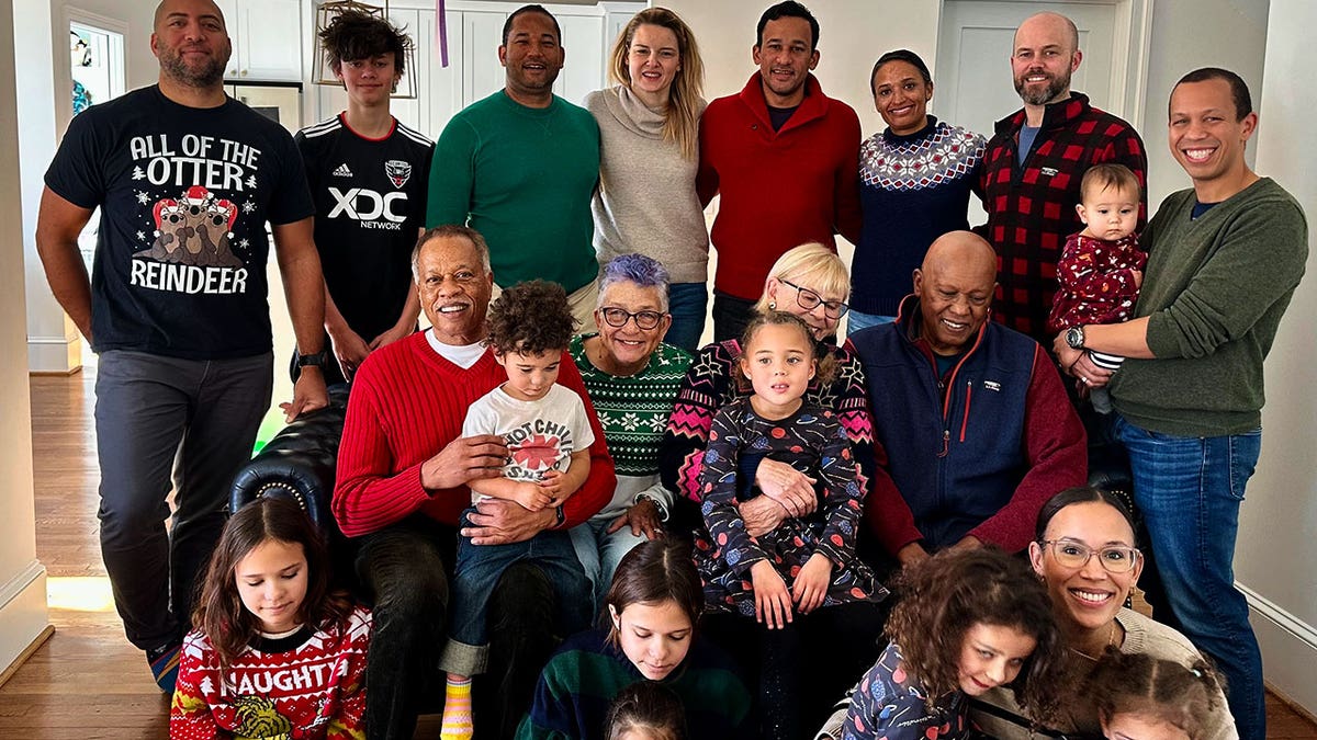 NASA astronaut Chris Williams with his extended family.