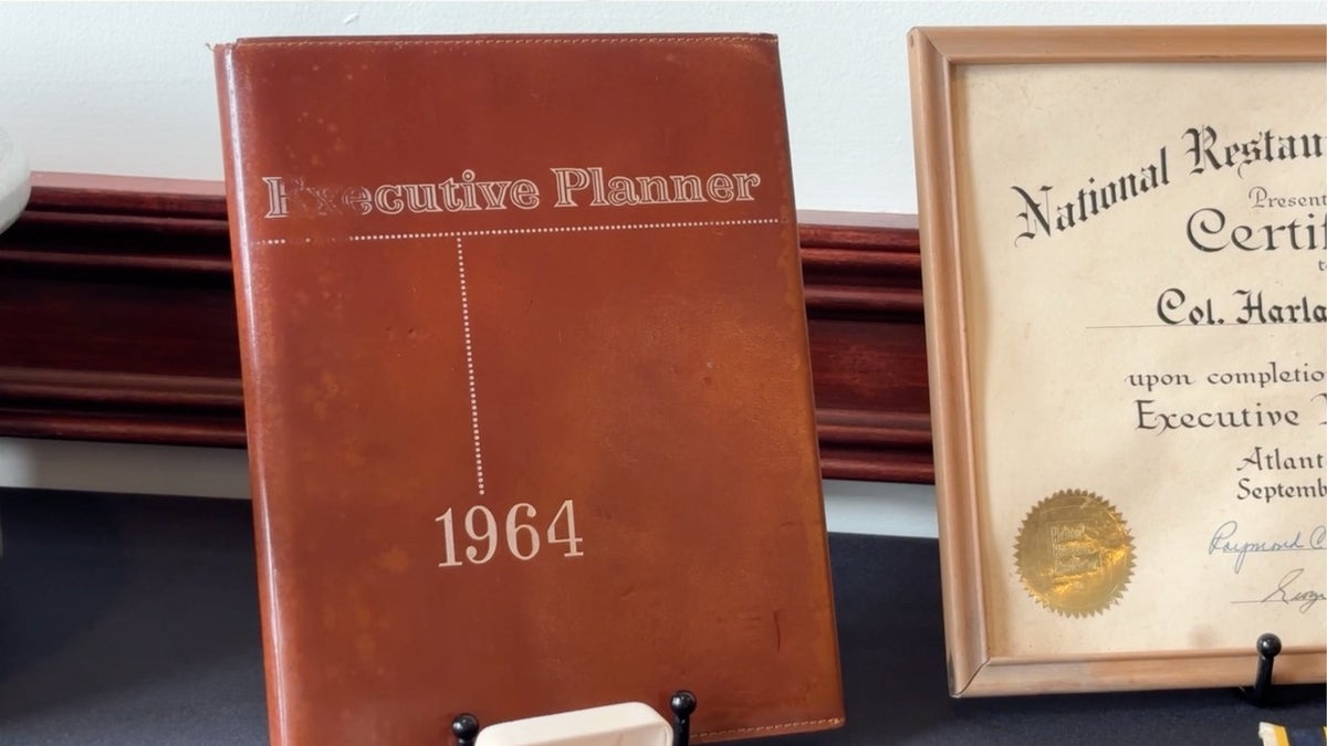 Colonel Sanders' 1964 executive planner