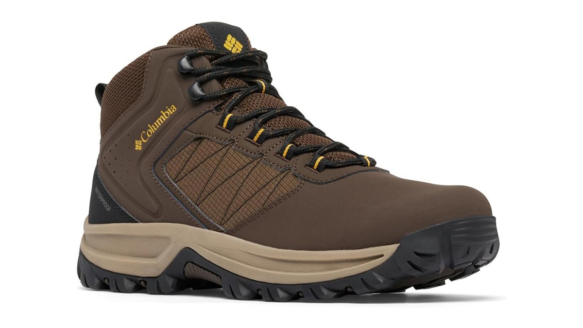 These hiking boots have tough grips for all terrain.
