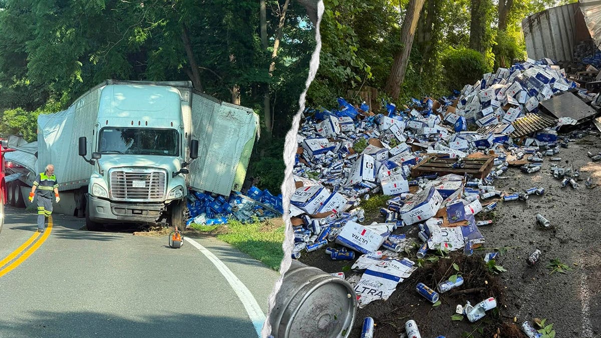 Accidente de un camión de connecticut