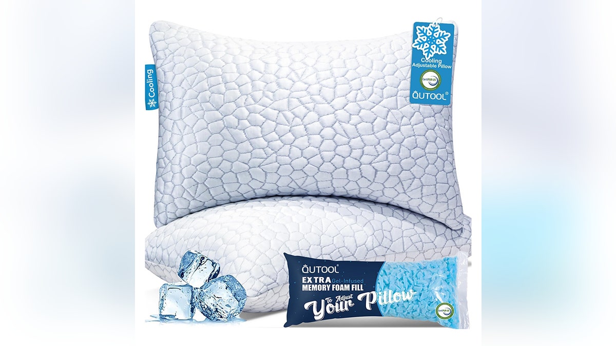 Both sides of this pillow have cooling properties. 