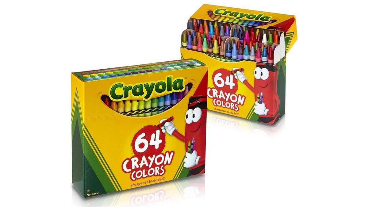 Amazon has 2-packs of Crayola crayons.