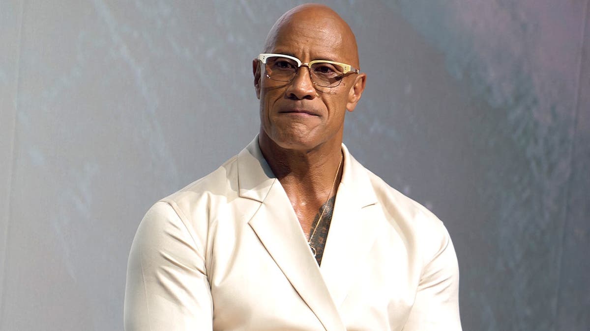 Dwayne Johnson attends live-action Moana press event in Shanghai.