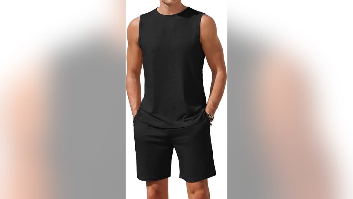 Wear this set to bed or the gym.