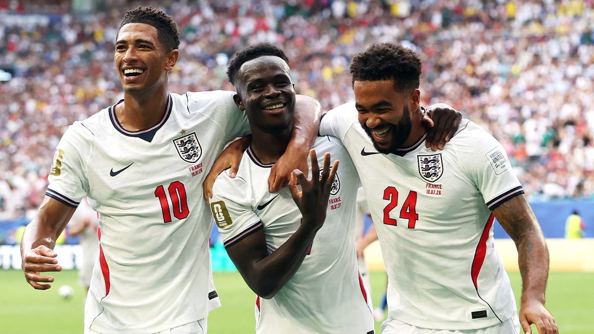 England celebrates