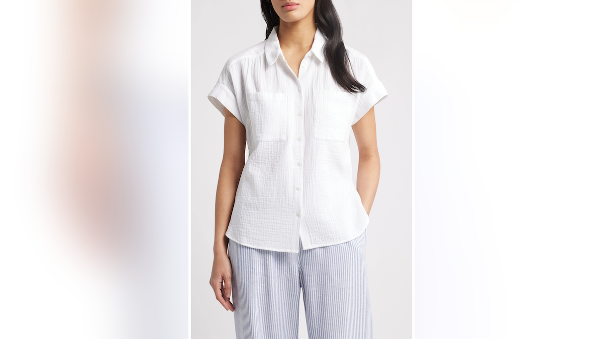 This top is breezy and perfect for summer.