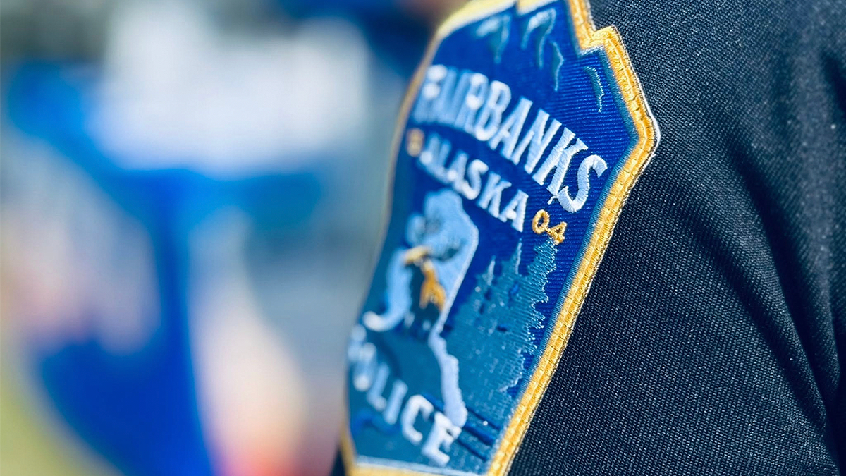 Close-up of a Fairbanks Police Department uniform patch.