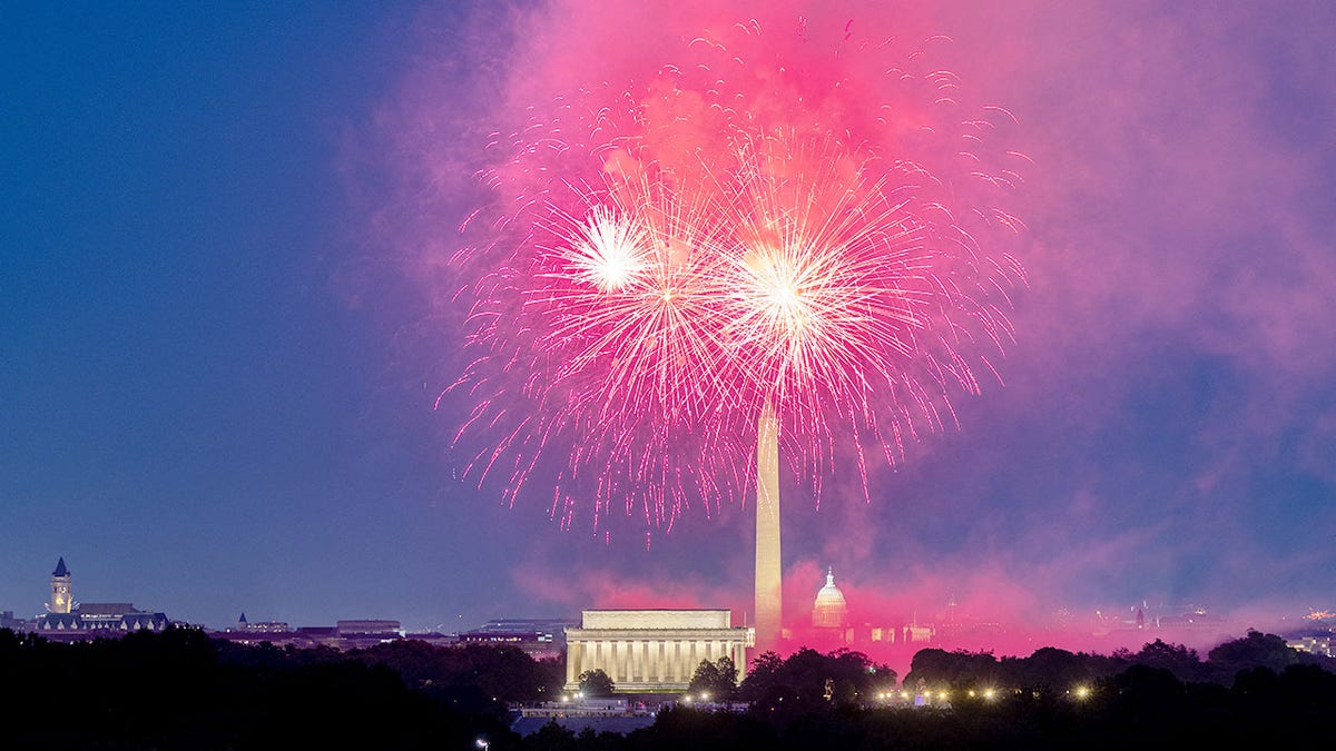 Fuegos artificiales en Washington, D.C., a partir de 2025