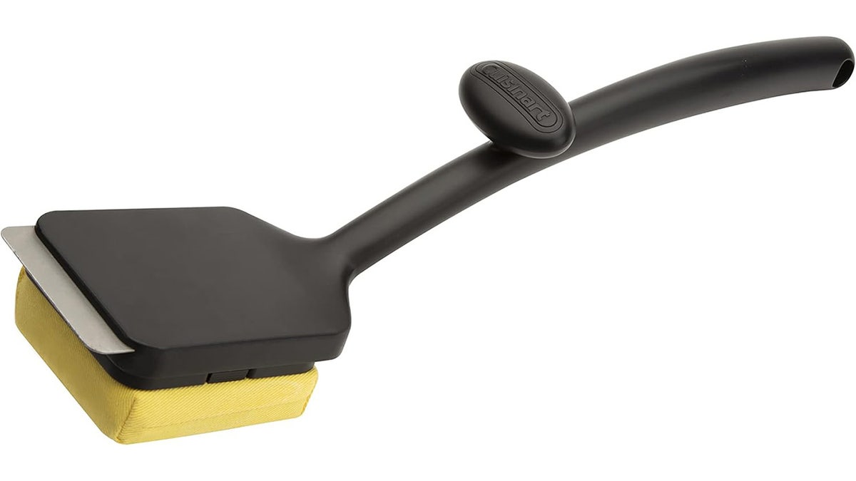 The Cuisinart grill brush makes cleanup a breeze.
