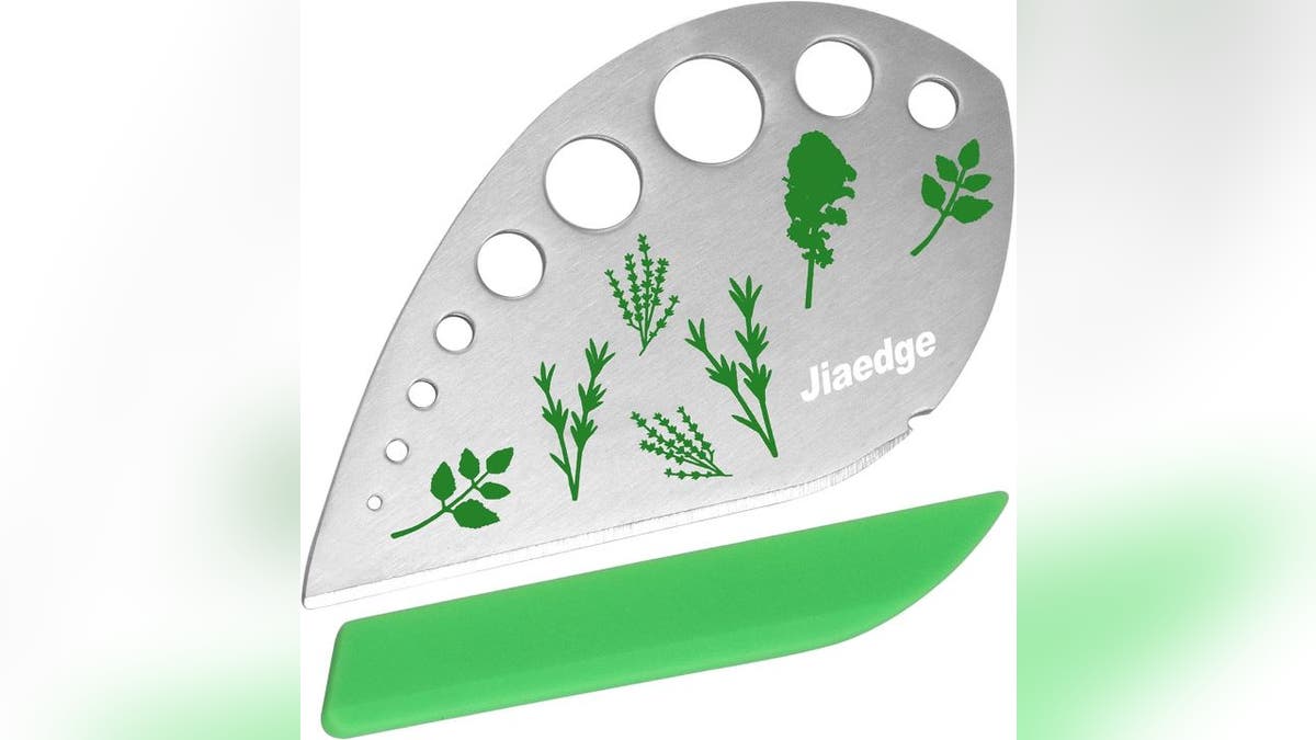 Stop pulling herbs by hand and use this stripper instead.