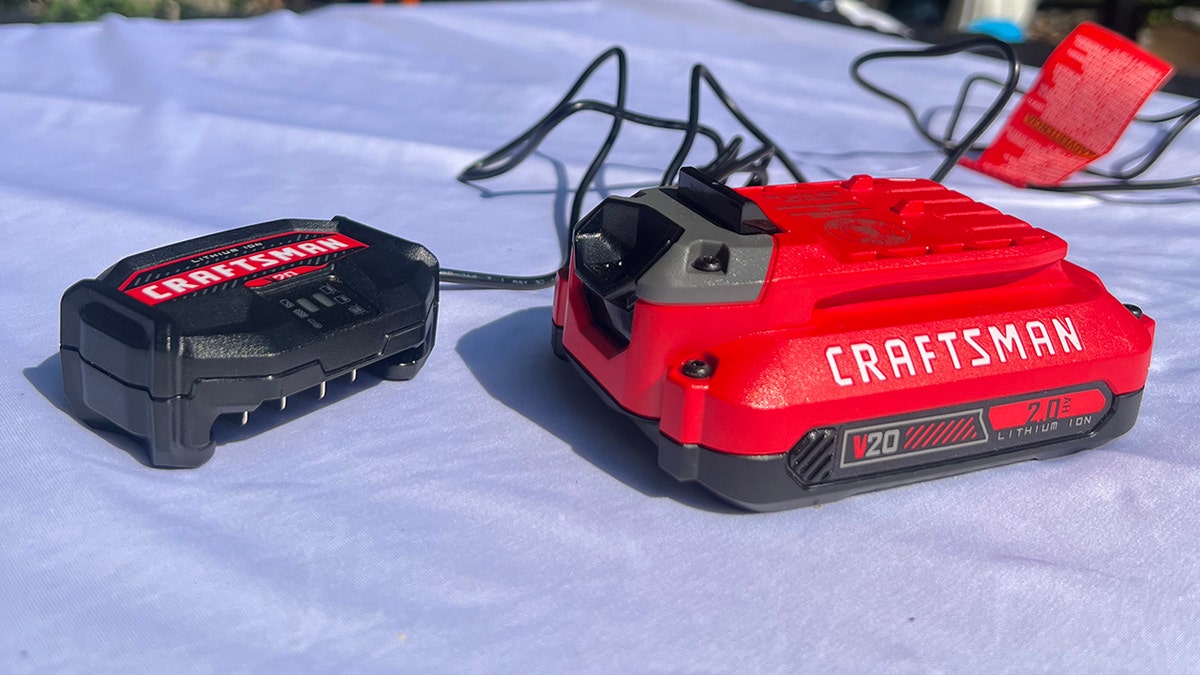 The set comes with a battery and a charger.