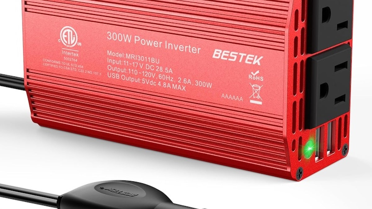 Power your important devices through this inverter.