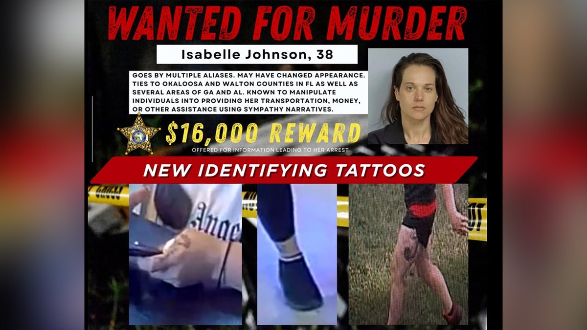 image shows police release of tattoos