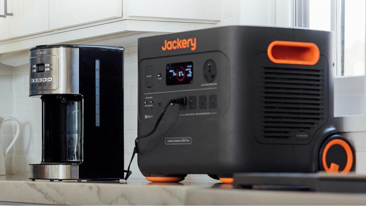 This power station fits on the counter or in any corner.