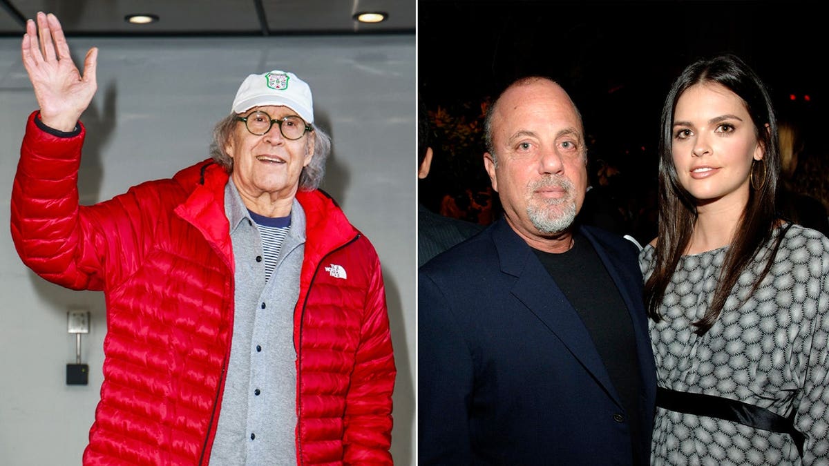 Chevy Chase, Billy Joel and Katie Lee Biegel