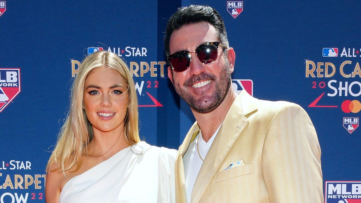 Justin Verlander and Kate Upton MLB All-Star red carpet