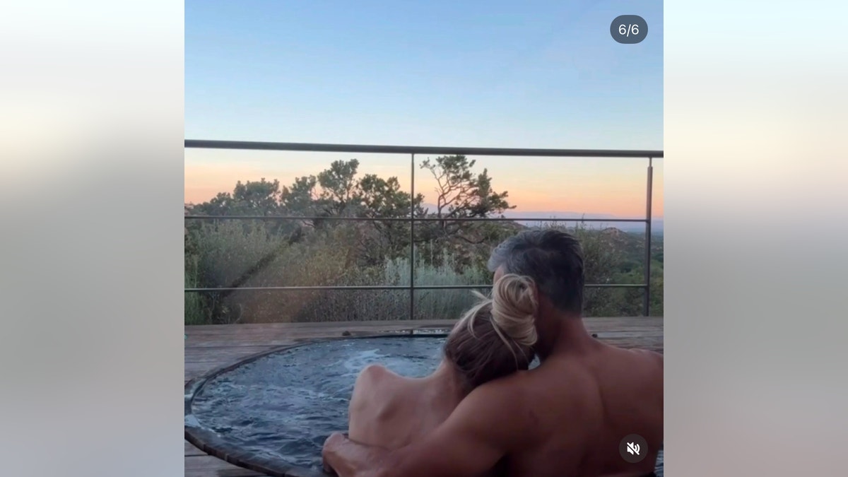 LeAnn Rimes y Eddie Cibrian en el jacuzzi
