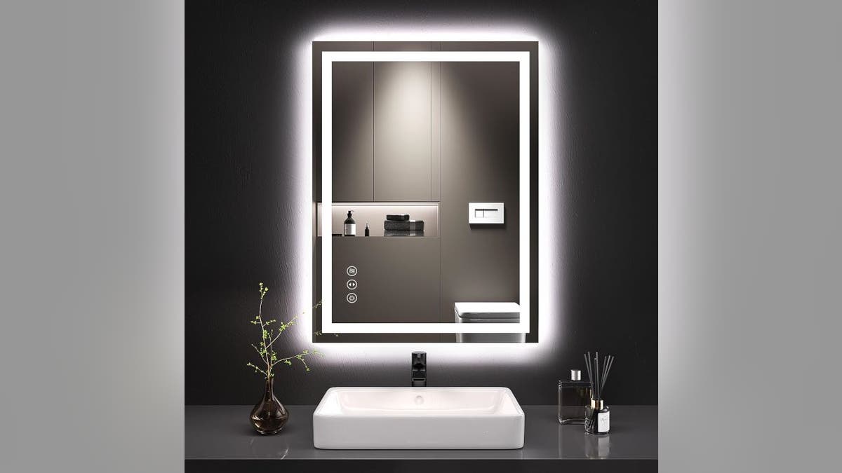 Get proper lighting for shaving, skincare routines and makeup.