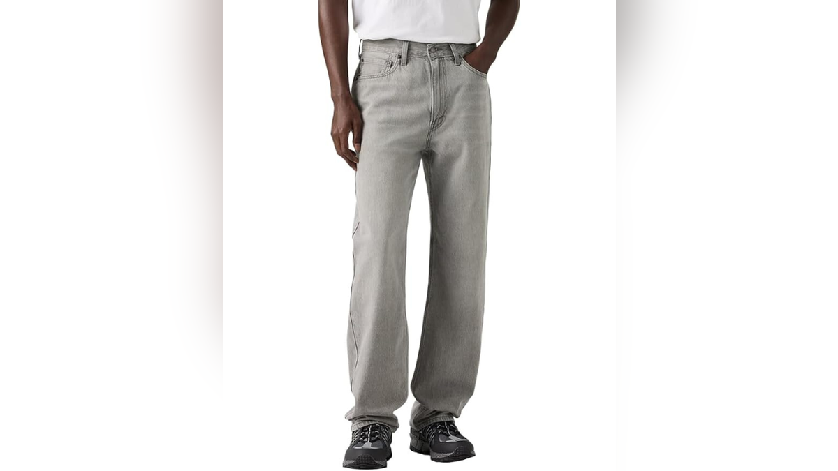 The loose, straight leg makes this one a comfortable choice for daily wear. 