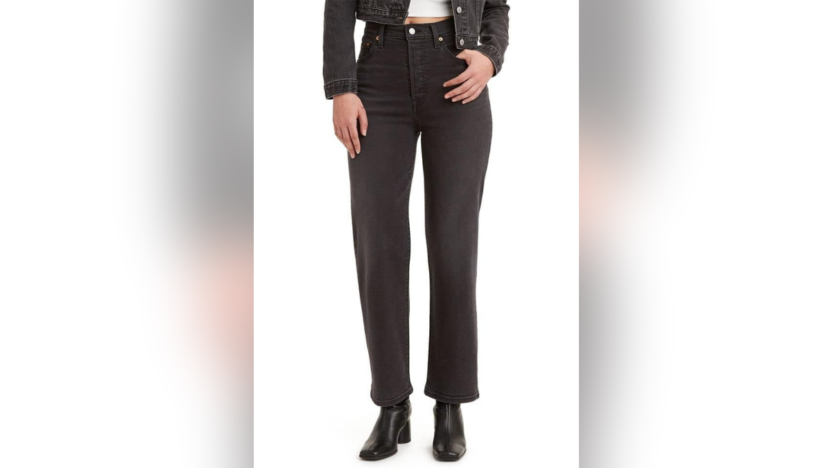 This ultra-high-rise style flatters shorter legs.