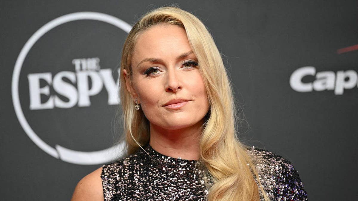 Lindsey Vonn stands at the 2026 ESPY Awards in New York.