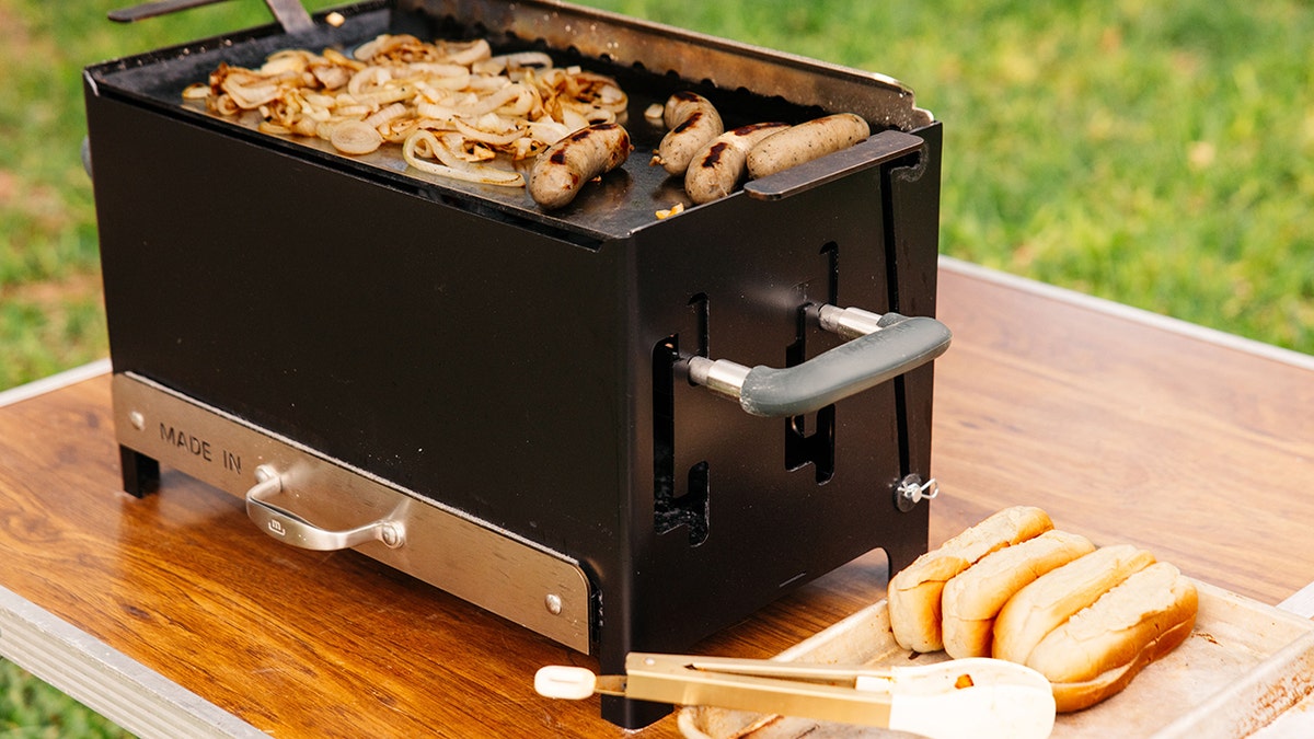 Grill from anywhere with this easy-to-clean option. 