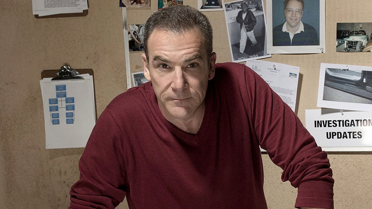 Mandy Patinkin poses for a photo in character for "Criminal Minds"
