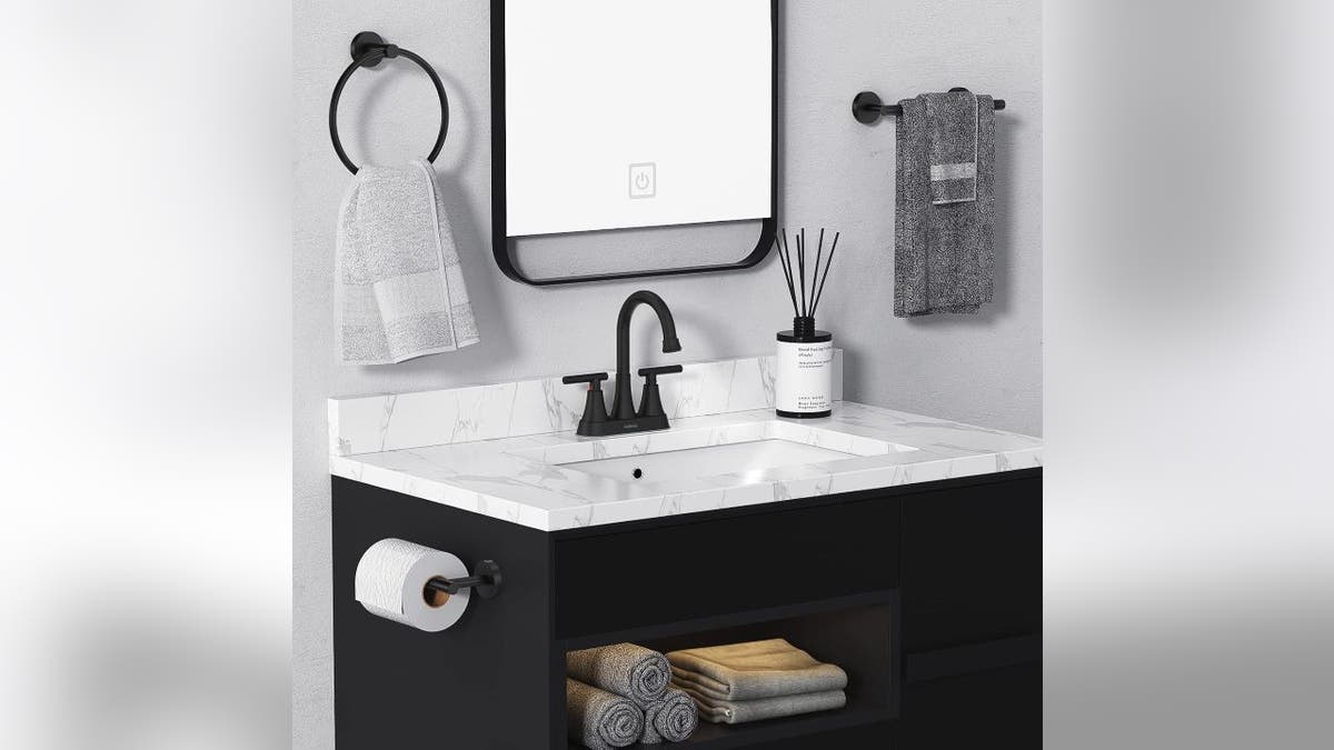 A simple design makes this faucet a fast upgrade.