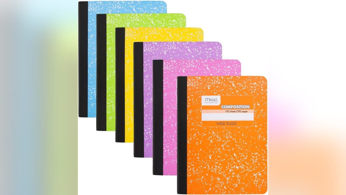 Color-code these notebooks to different classes.