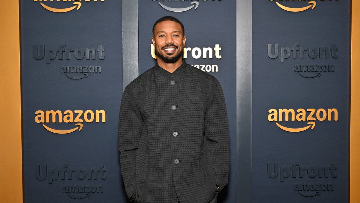 Michael B. Jordan attends the Amazon Upfront at Beacon Theatre in New York City.