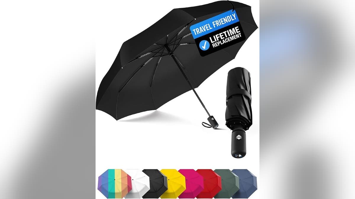 This small umbrella fits in most bags.