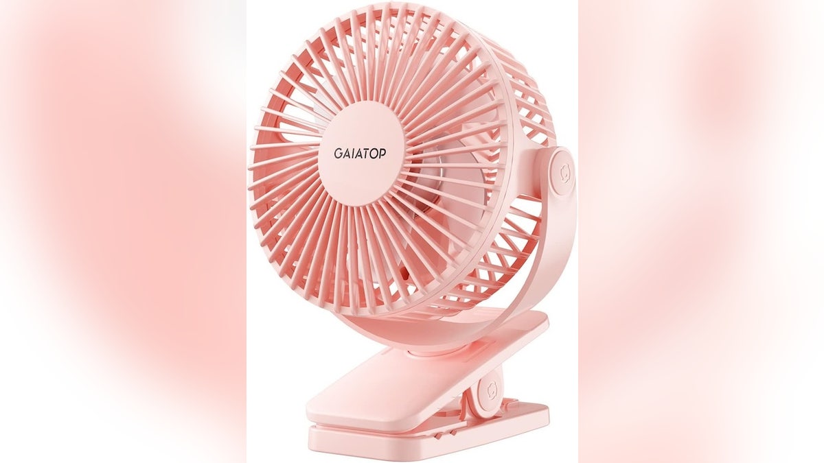 This clip-on mini fan keeps you cool while sleeping or studying.