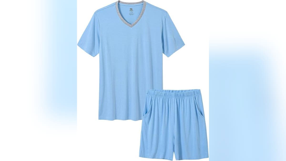 These lightweight pajamas help during hot summer months.