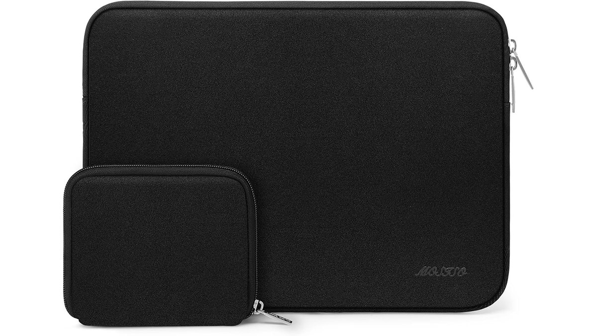 Slip this lightweight laptop case easily into your backpack.